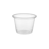 PP Clear Portion Cup with Lid - hotpackwebstore.com - Plastic Products